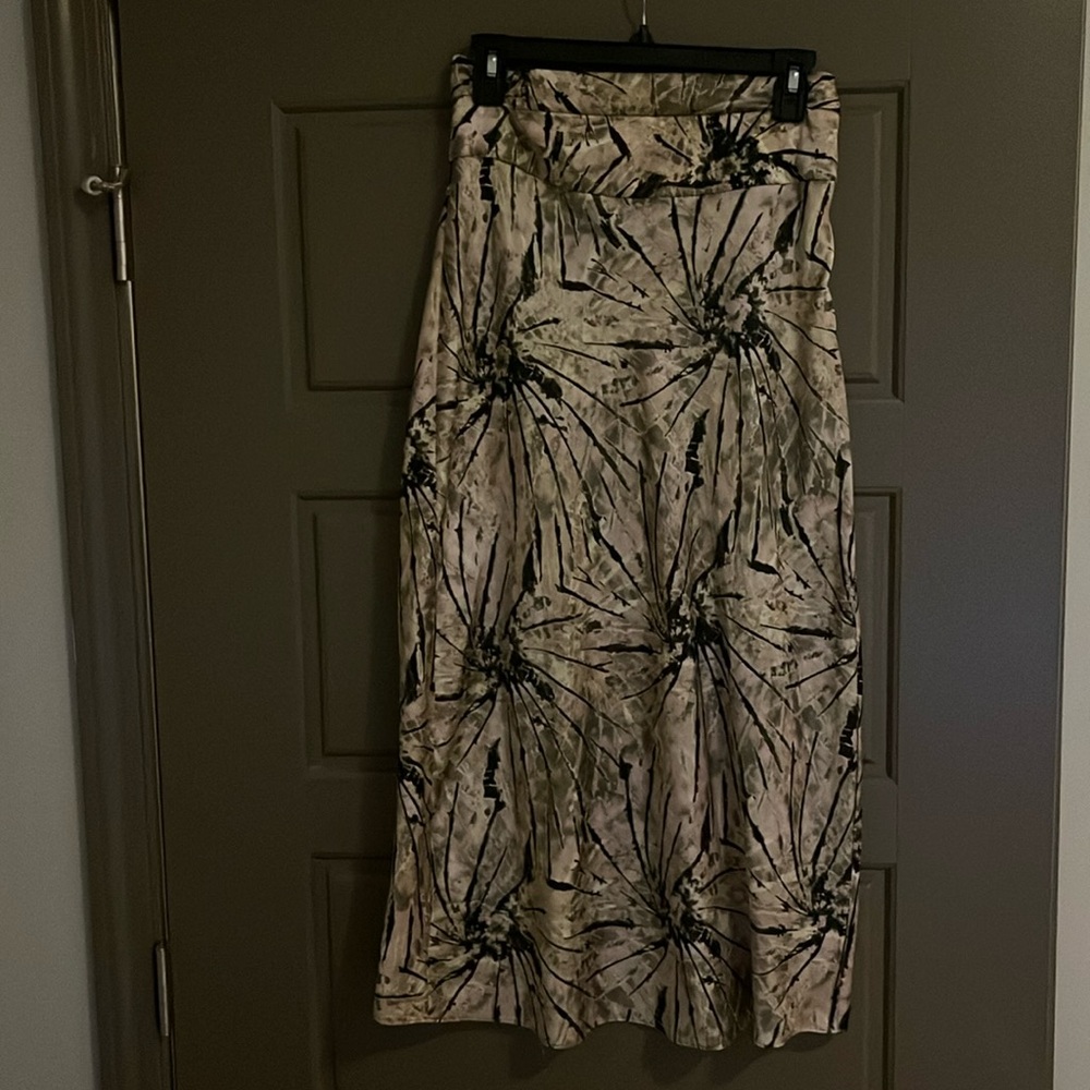 Free People Satin Maxi Skirt